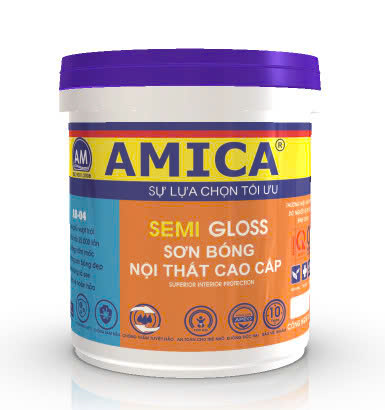 Sơn bóng nội thất cao cấp Semi Gloss