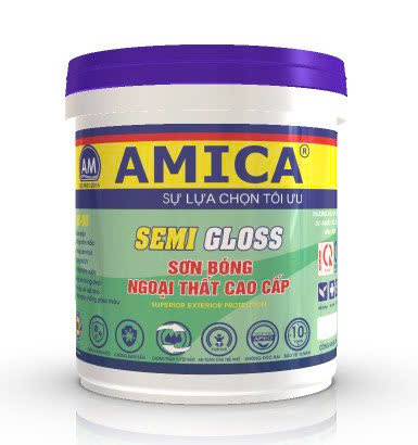 Sơn bóng ngoai thất cao cấp Semi Gloss