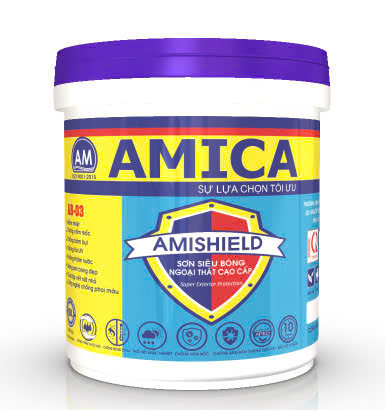 Sơn siêu bóng ngoại thất cao cấp Amishield